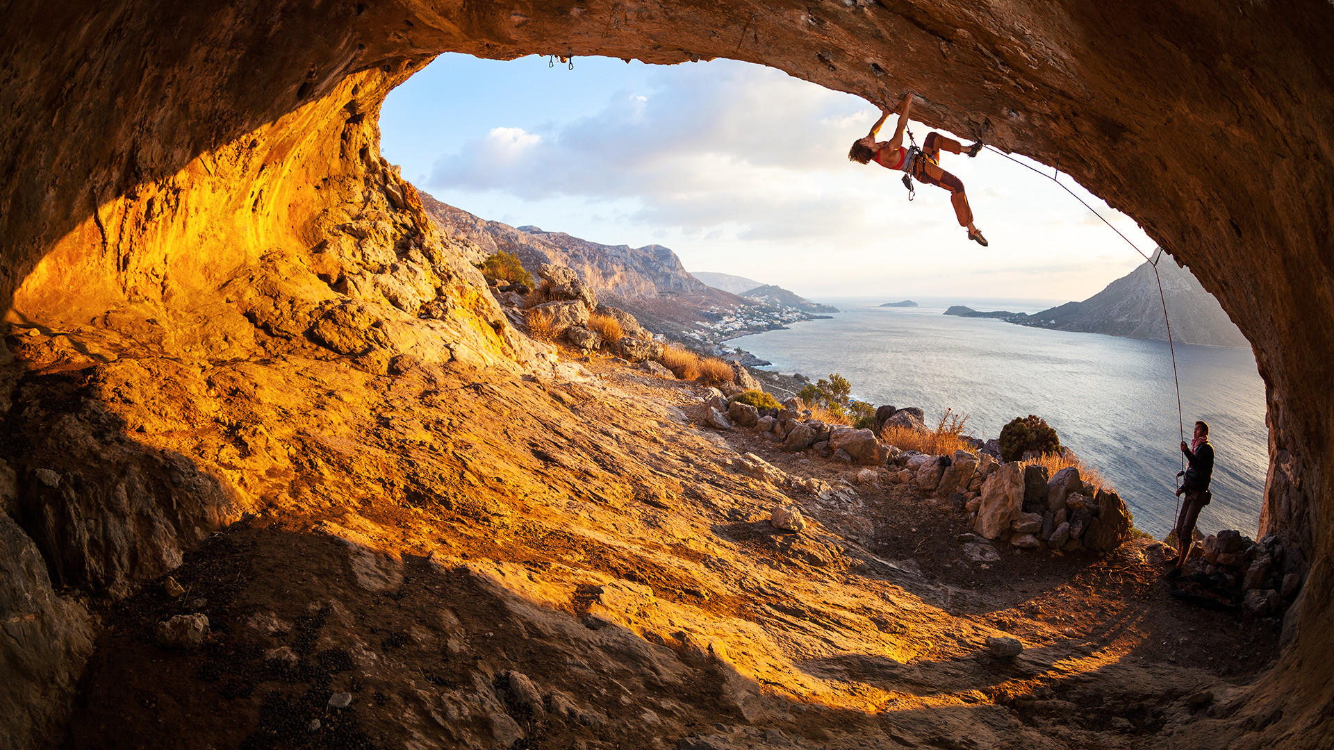 Rock climbing in Yosemite