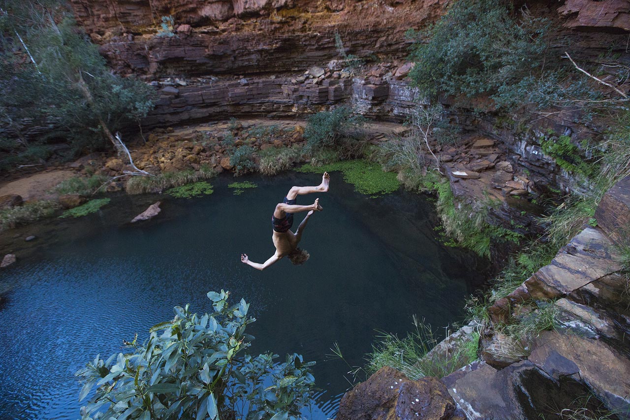Mountain landscape at dawn